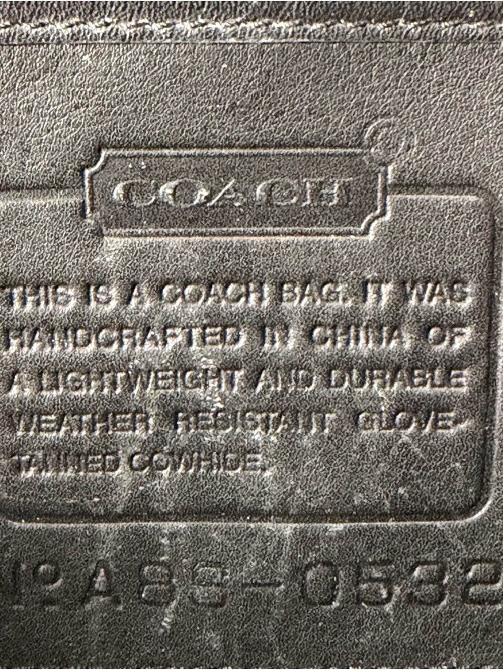 Coach Men’s Black Leather Messenger Bag Briefcase -  A8S-0532 - Picture 10 of 13